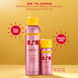 Mini On 'Til Dawn Mattifying Sunscreen Makeup Setting Spray SPF 28